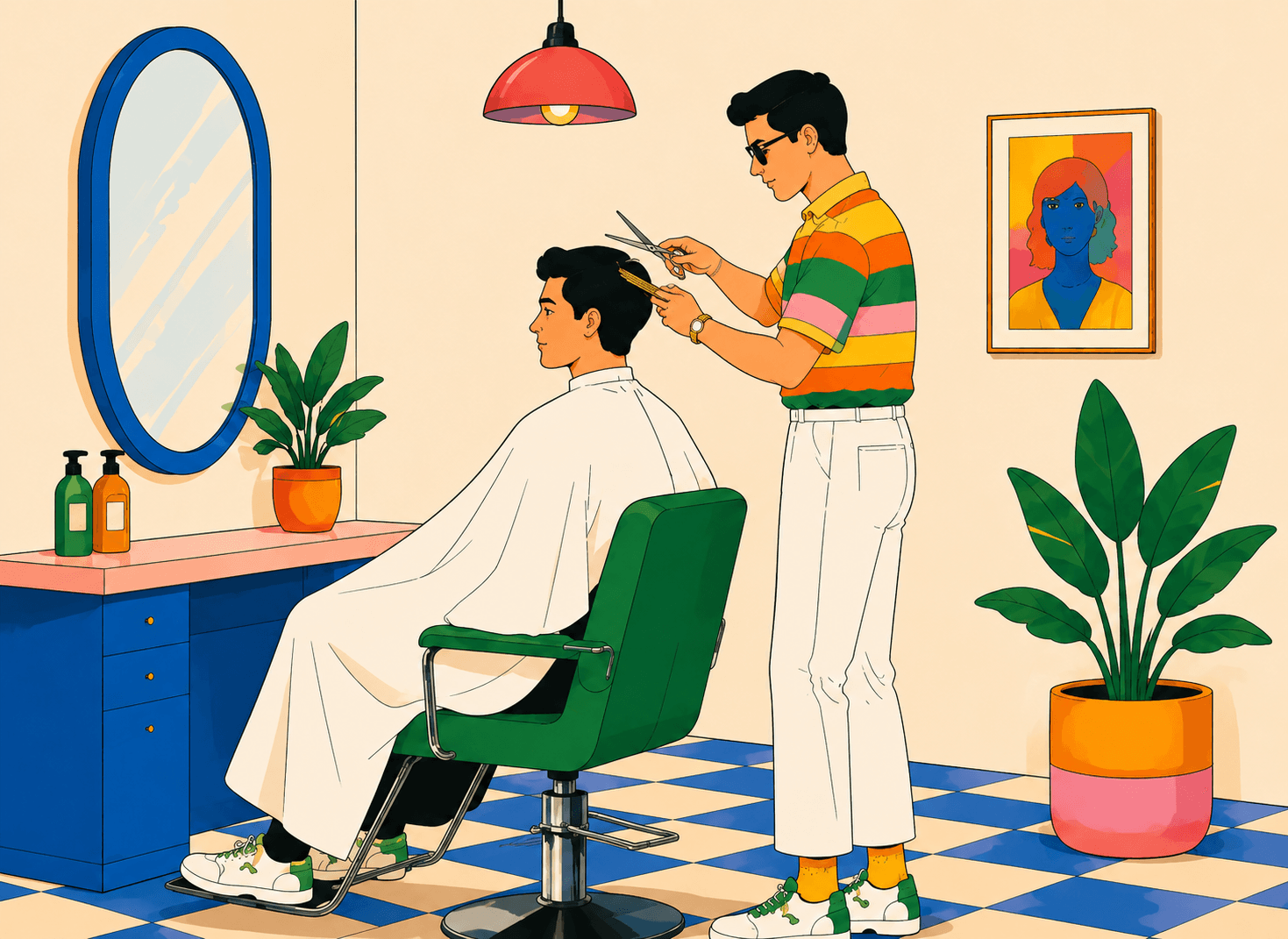 Salon artwork